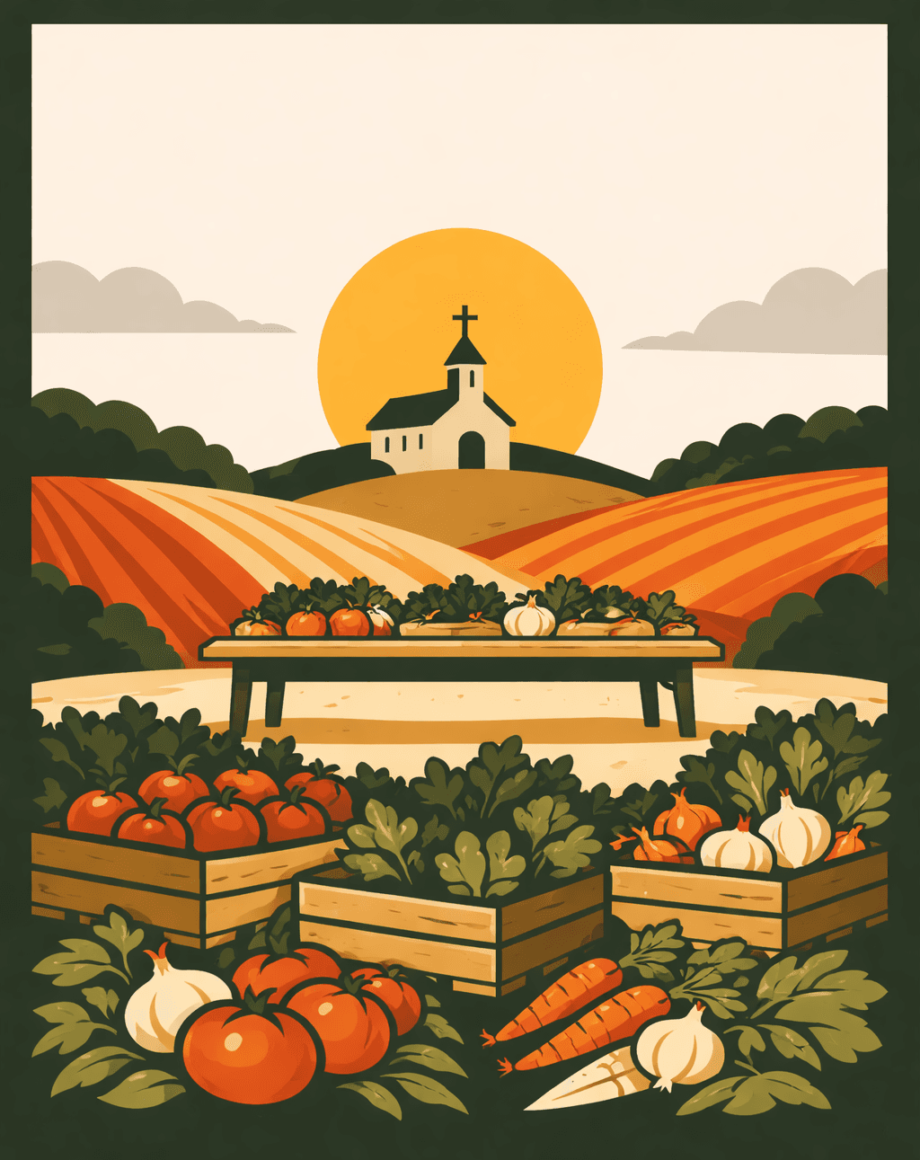 Grace and Grain farm landscape