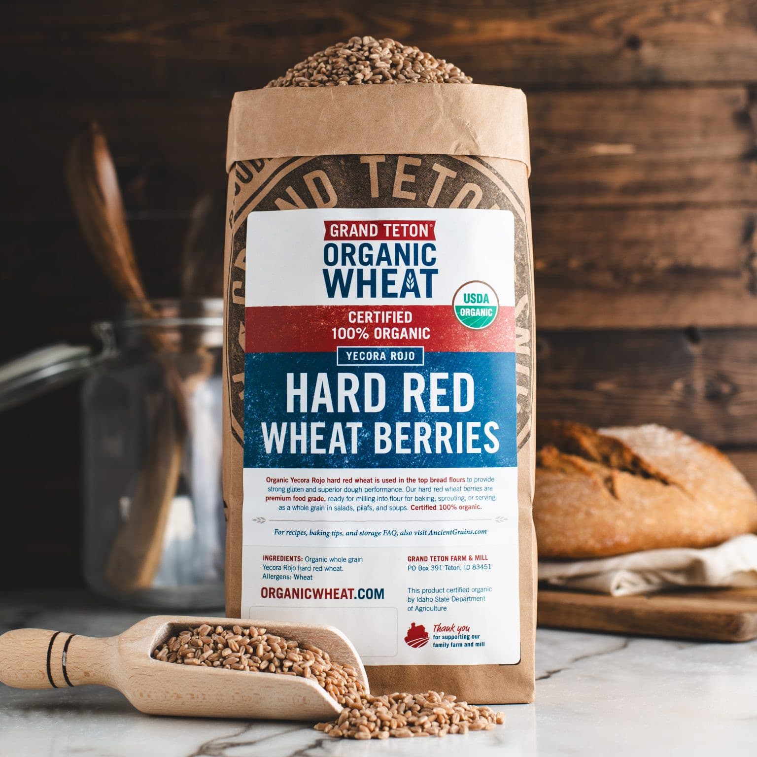 Hard Red Wheat from Grace & Grain